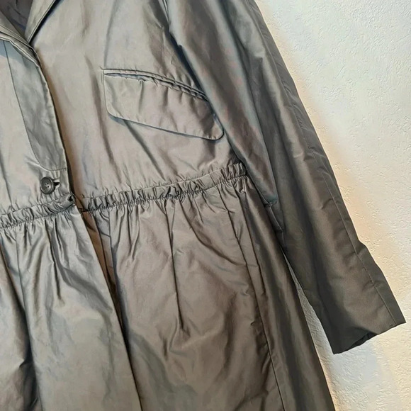 Miu Miu Made in Italy Women’s Slate Gray Windbreaker Jacket size 40 - Picture 3 of 16
